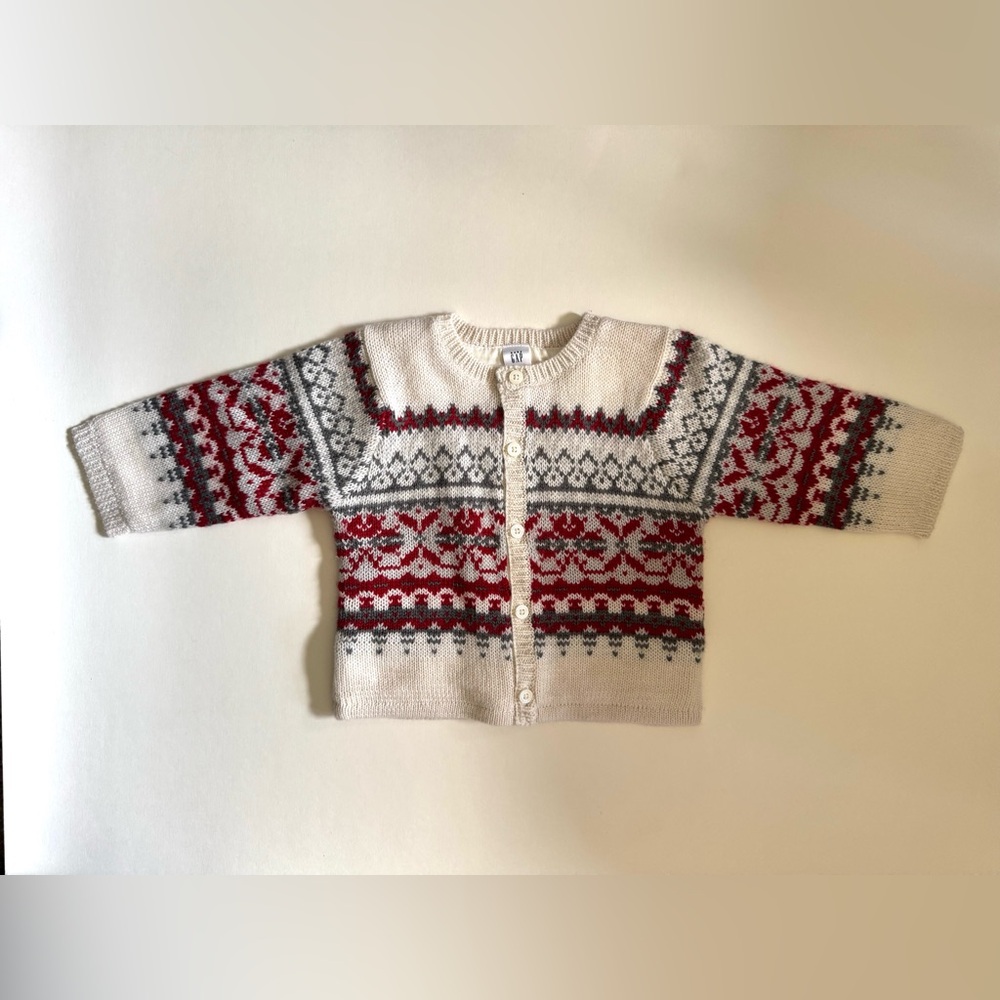 Baby GAP Cream Winter Knit Sweater - Picture 2 of 11